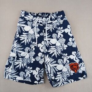 GIII NFL Chicago Bears 30x11 Medium Mens Board Shorts Lined Floral Embroidered
